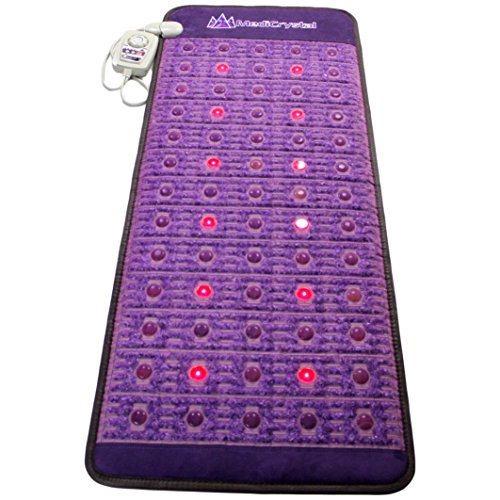 Purple Infrared Heat PEMF Photon Bio-Magnetic Amethyst Agate Mat 220-240V