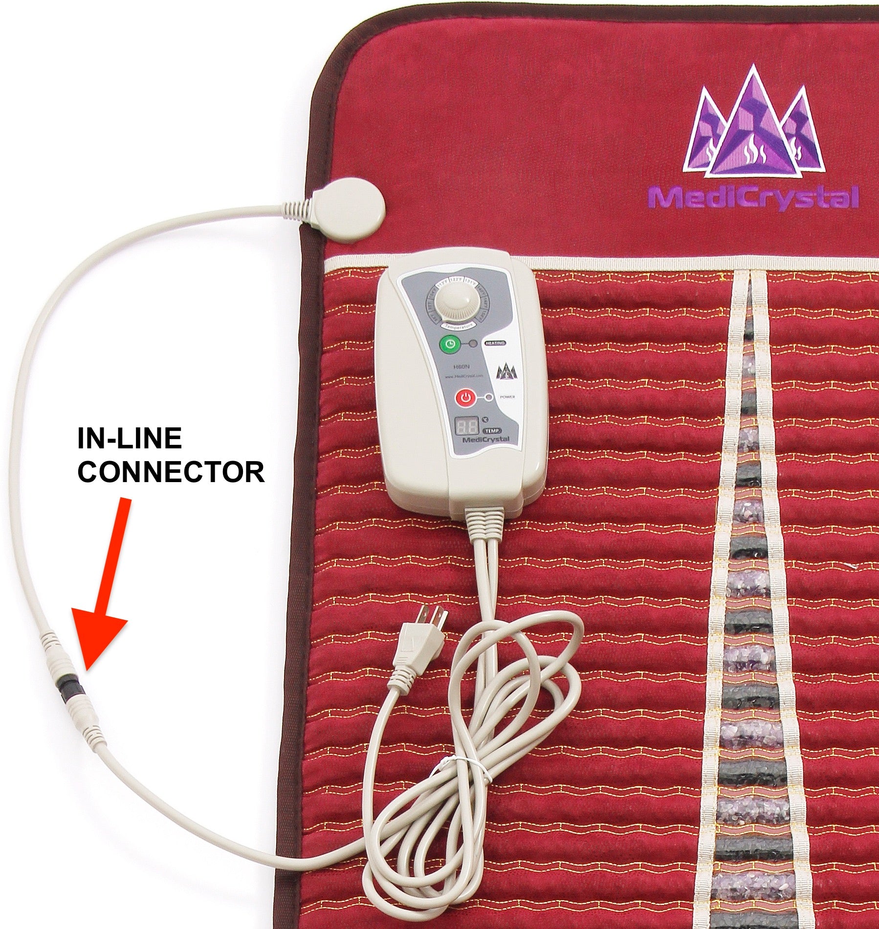 MediCrystal & ThermoGem Controllers for 220V Mats, Belts, Pads, Vests