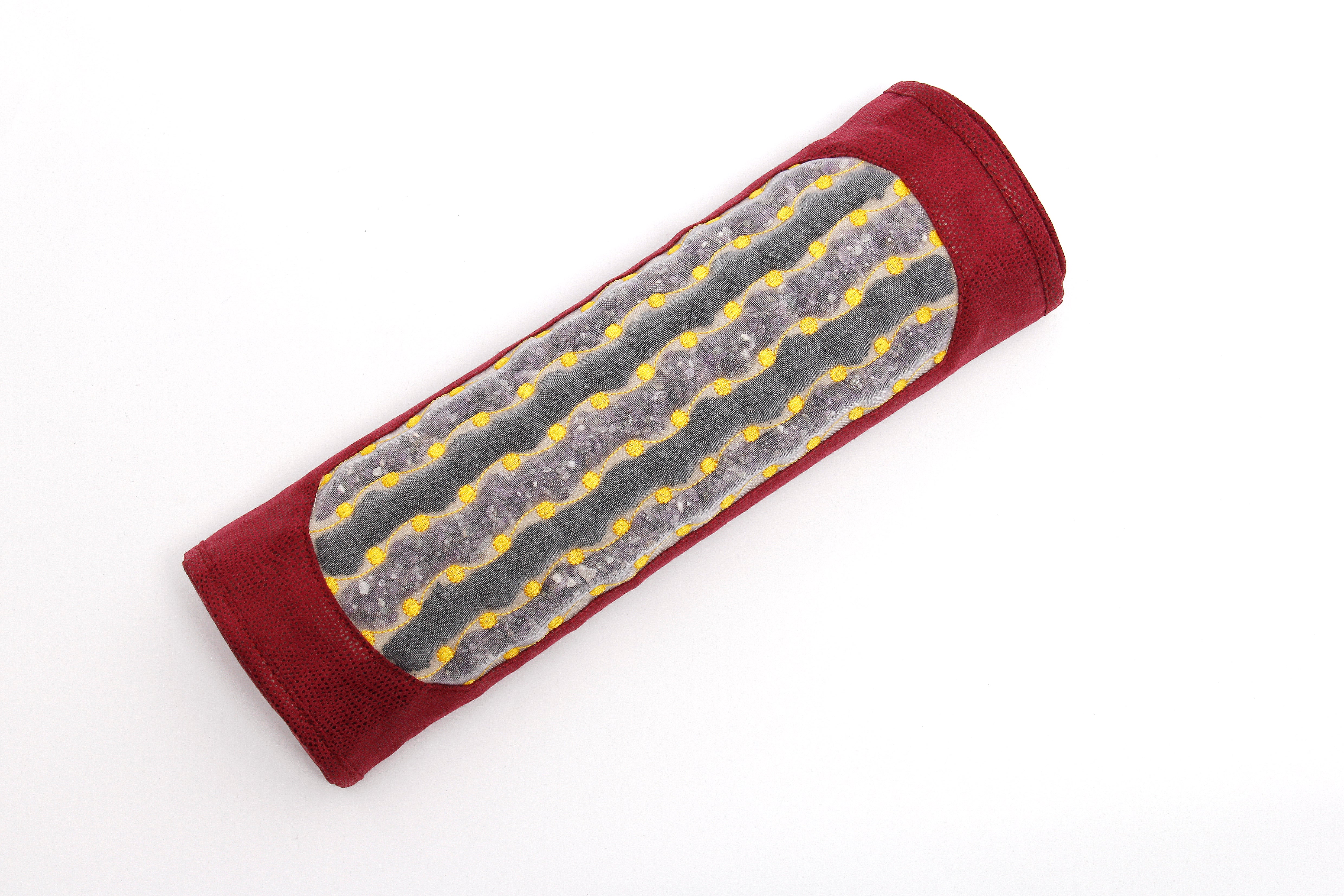 MediCrystal FIRM Red-Violet Amethyst Tourmaline Mini Pillow
