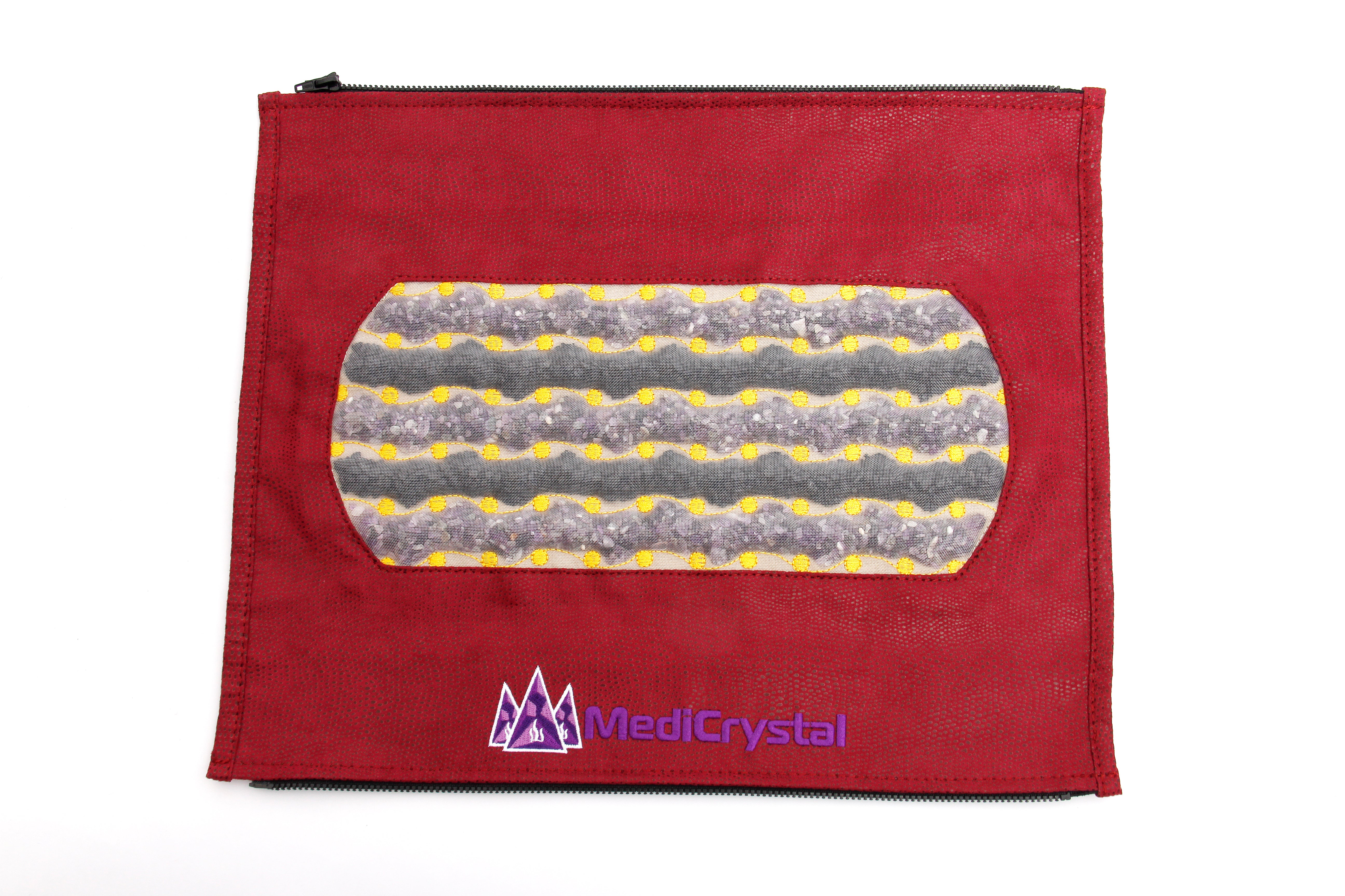 MediCrystal FIRM Red-Violet Amethyst Tourmaline Mini Pillow