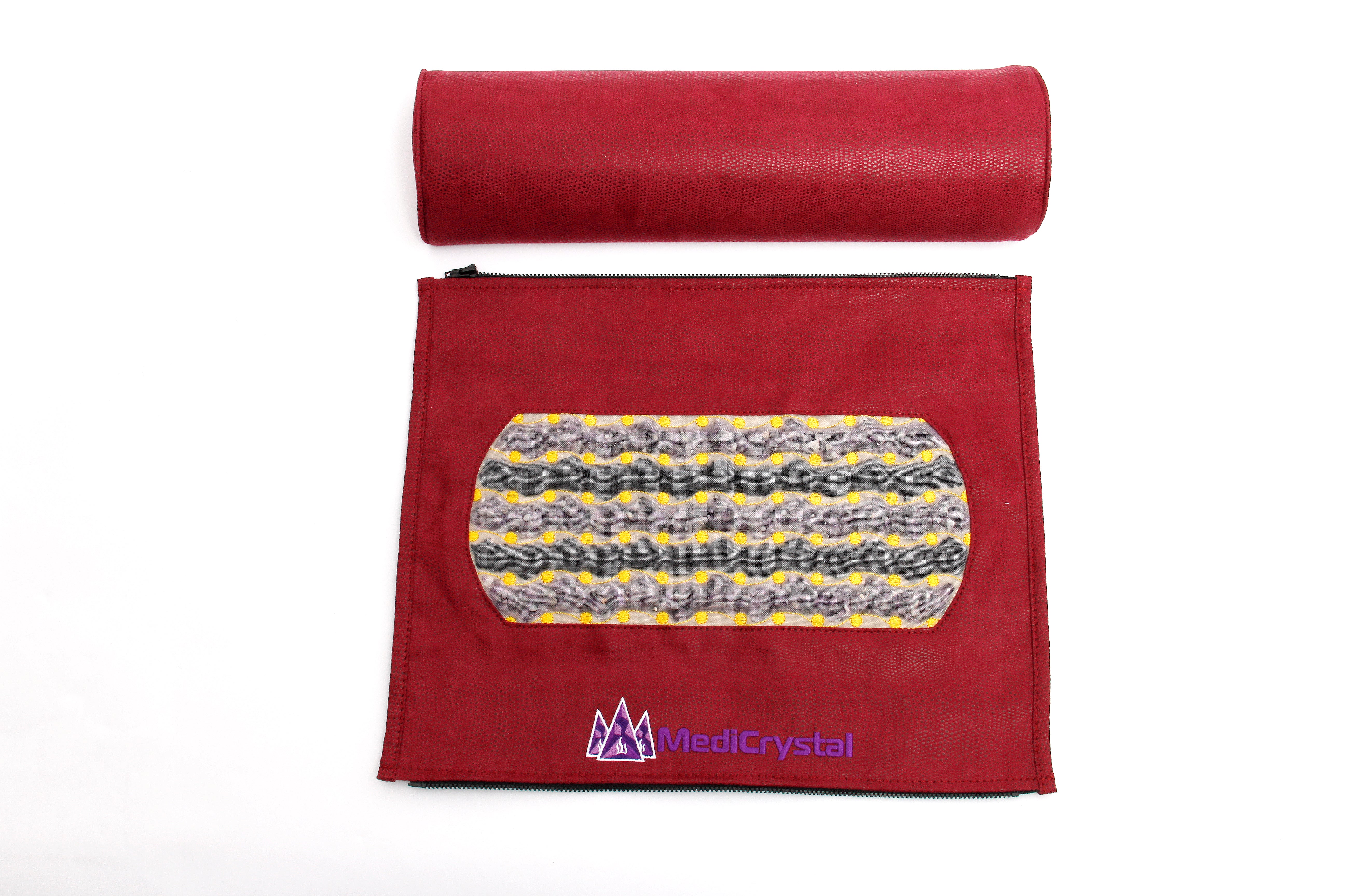 MediCrystal FIRM Red-Violet Amethyst Tourmaline Mini Pillow