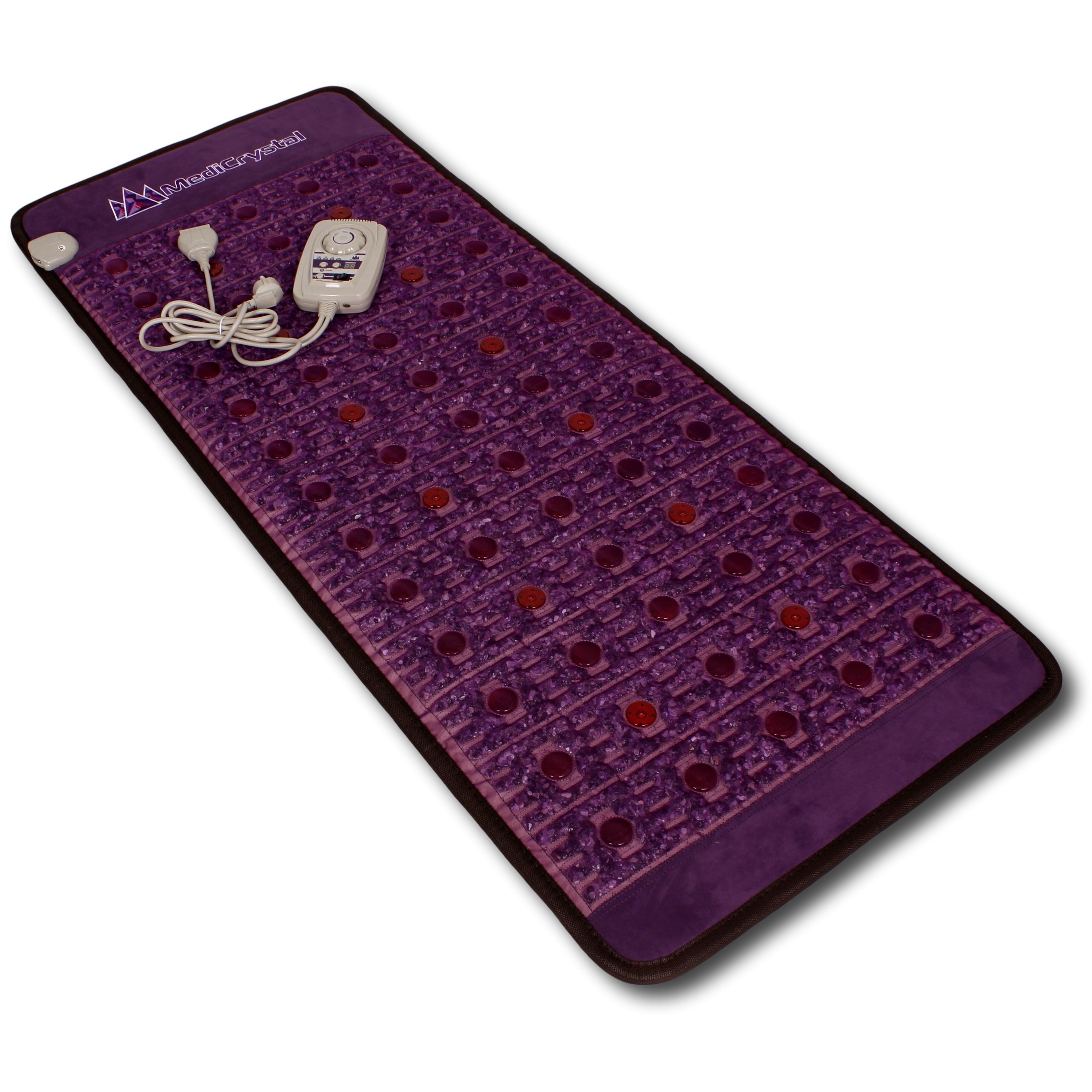 Purple Infrared Heat PEMF Photon Bio-Magnetic Amethyst Agate Mat 220-240V