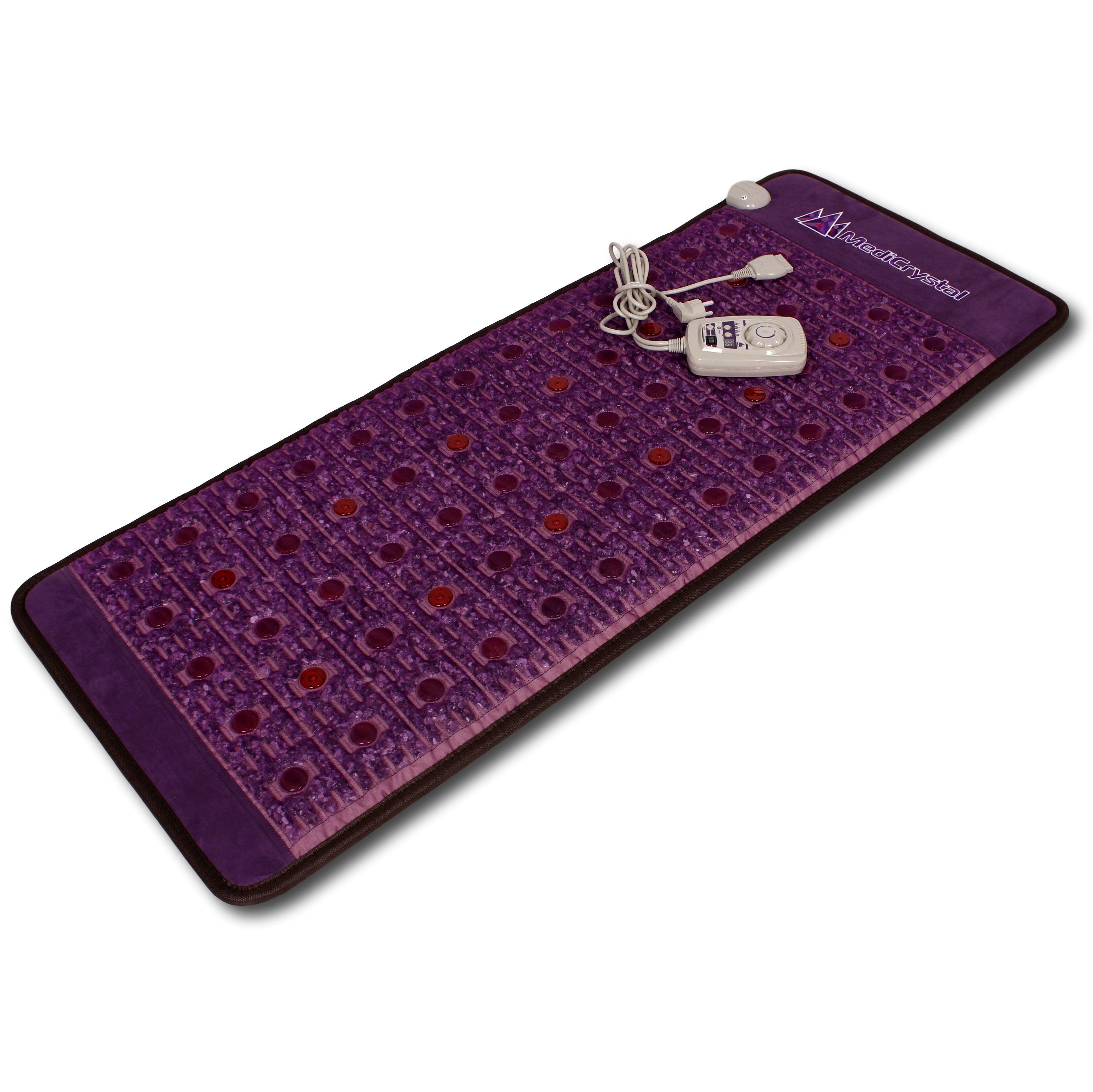 Purple Infrared Heat PEMF Photon Bio-Magnetic Amethyst Agate Mat 220-240V