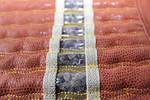 MediCrystal FIRM Red-Brown Amethyst Pillow
