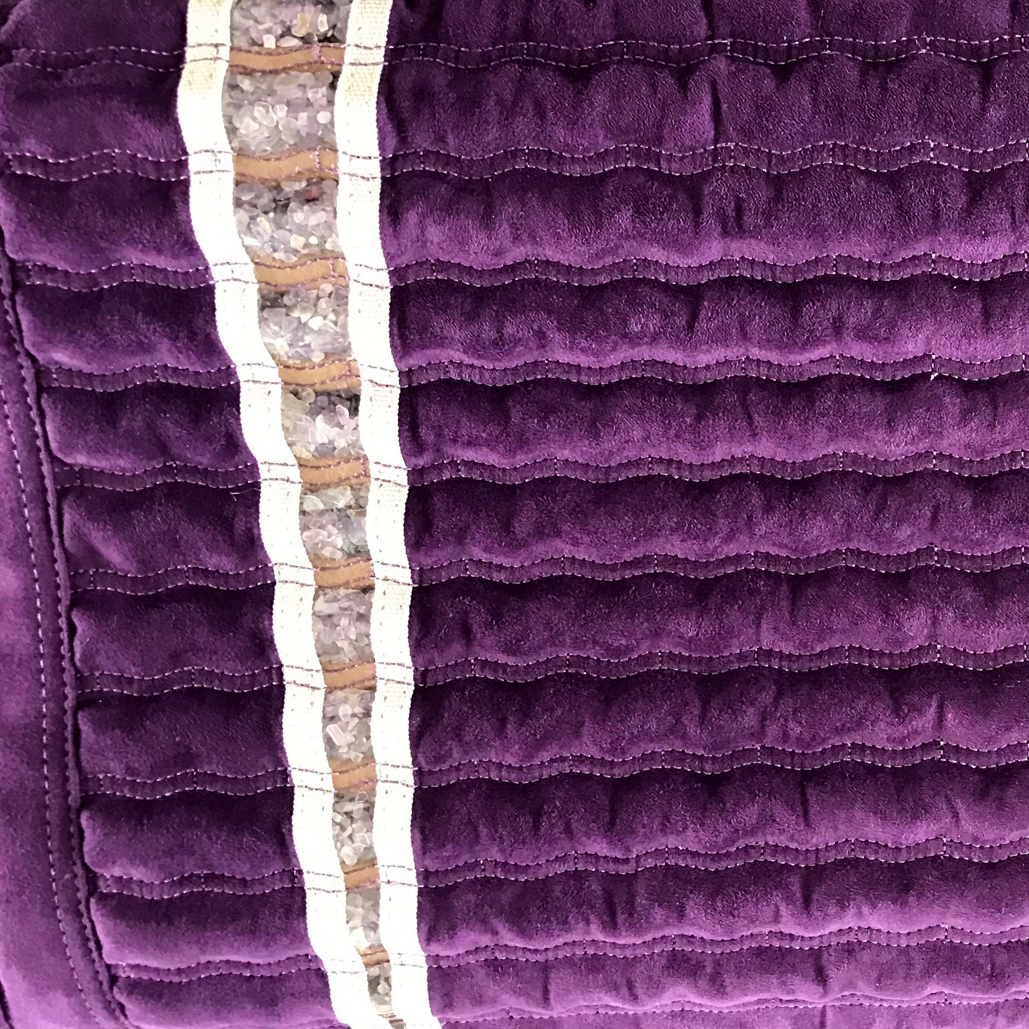 Purple Infrared Heat PEMF Photon Bio-Magnetic Amethyst Agate Mat 220-240V