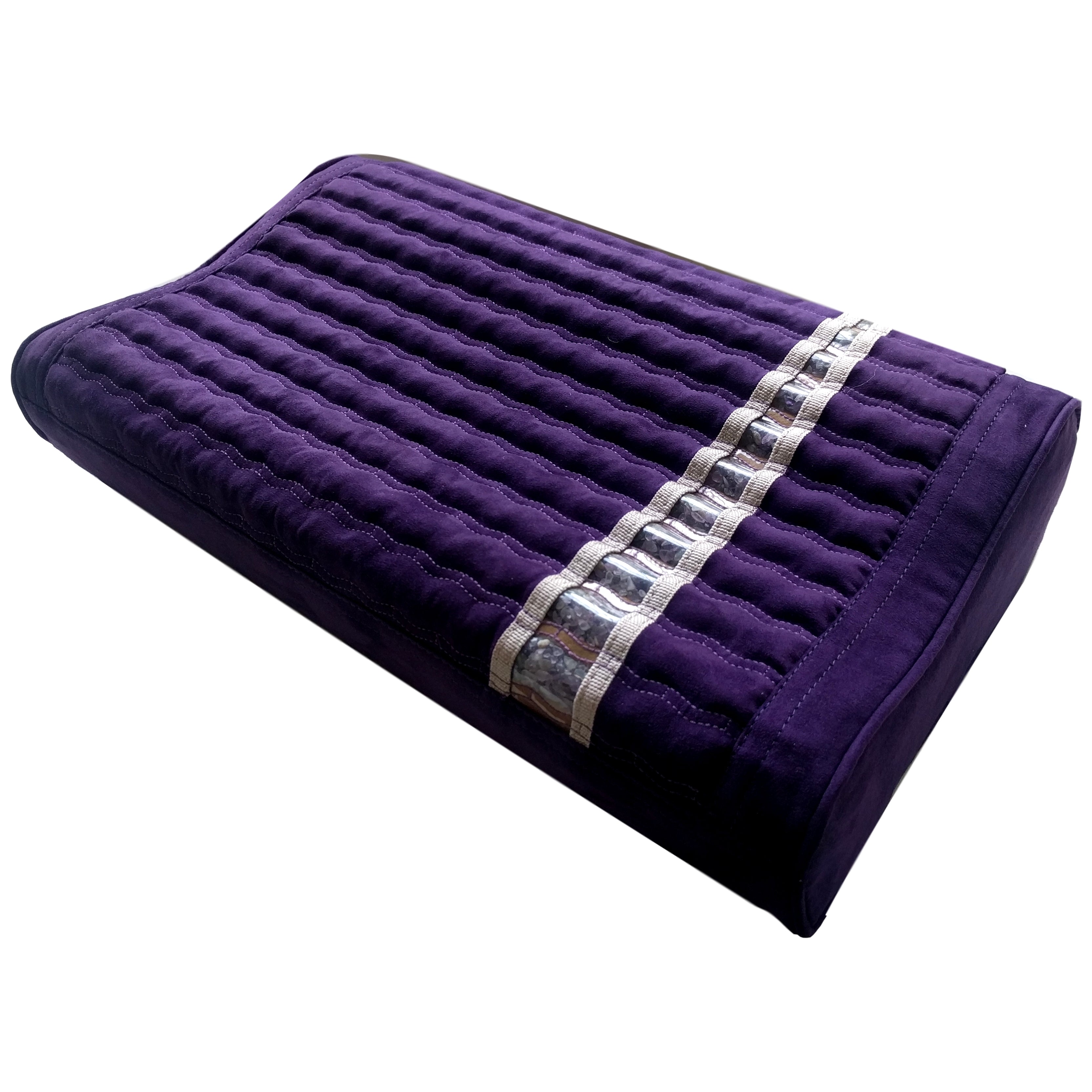 Purple Infrared Heat PEMF Photon Bio-Magnetic Amethyst Agate Mat 220-240V