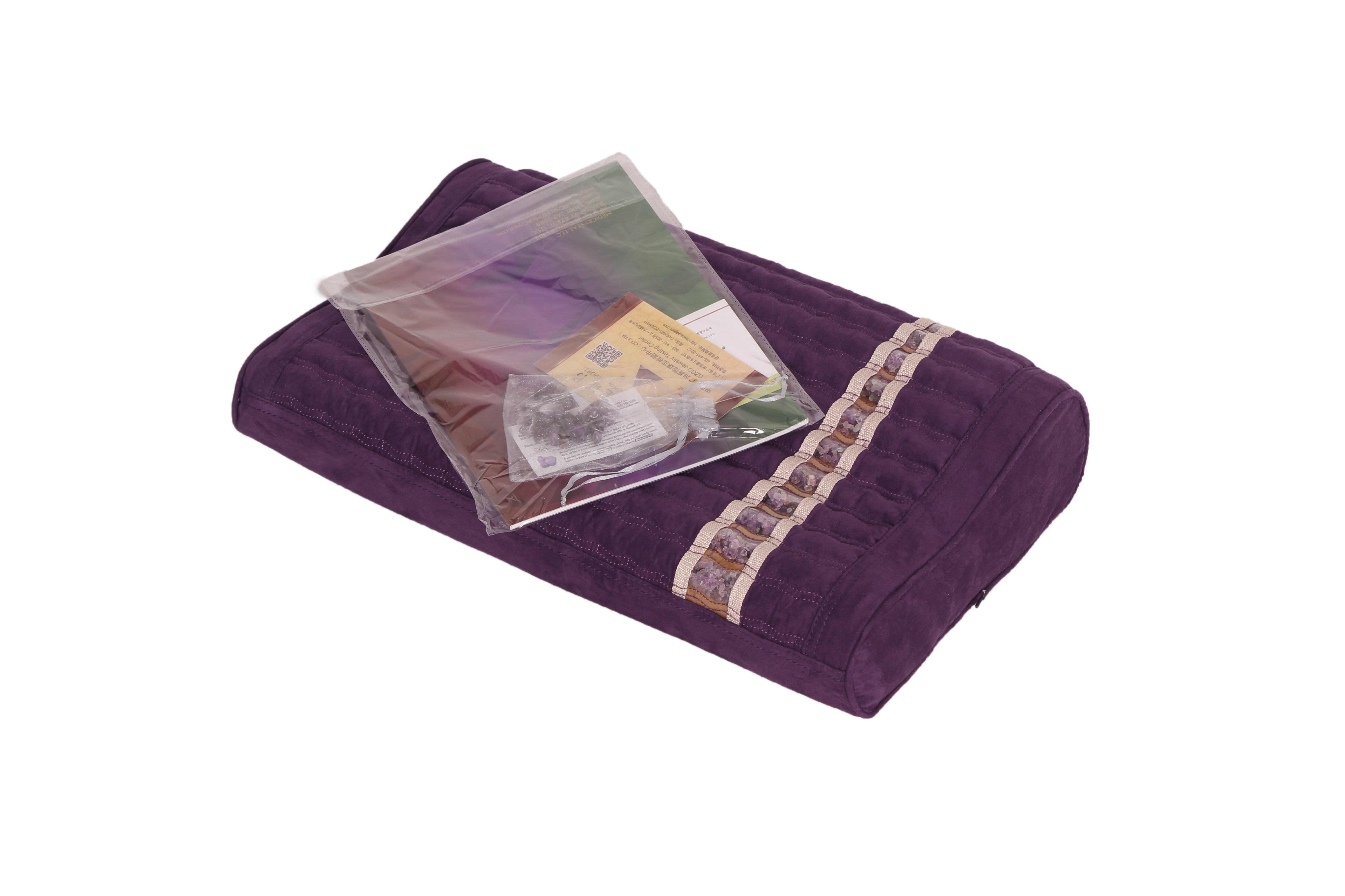 Purple Infrared Heat PEMF Photon Bio-Magnetic Amethyst Agate Mat 220-240V