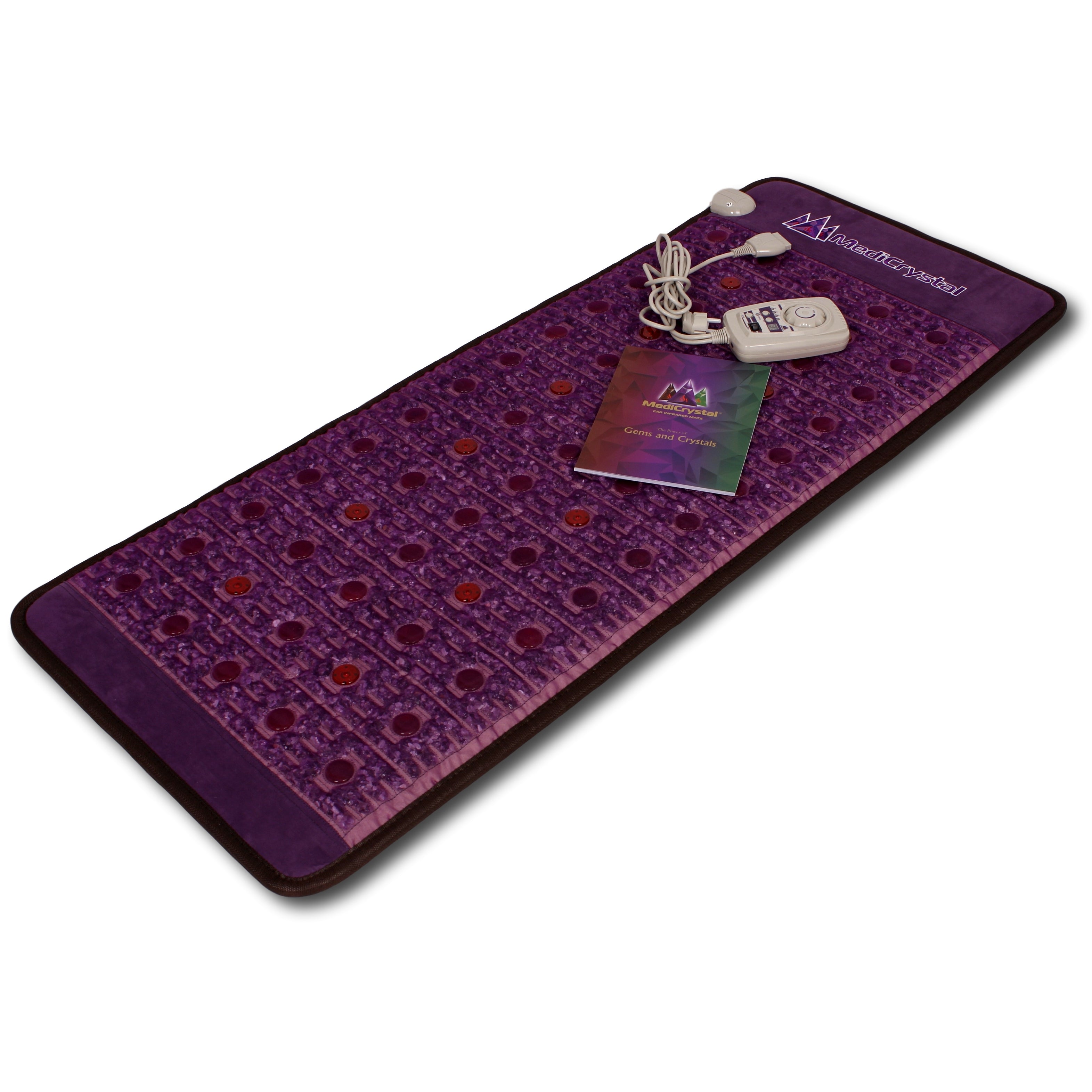 Purple Infrared Heat PEMF Photon Bio-Magnetic Amethyst Agate Mat 220-240V