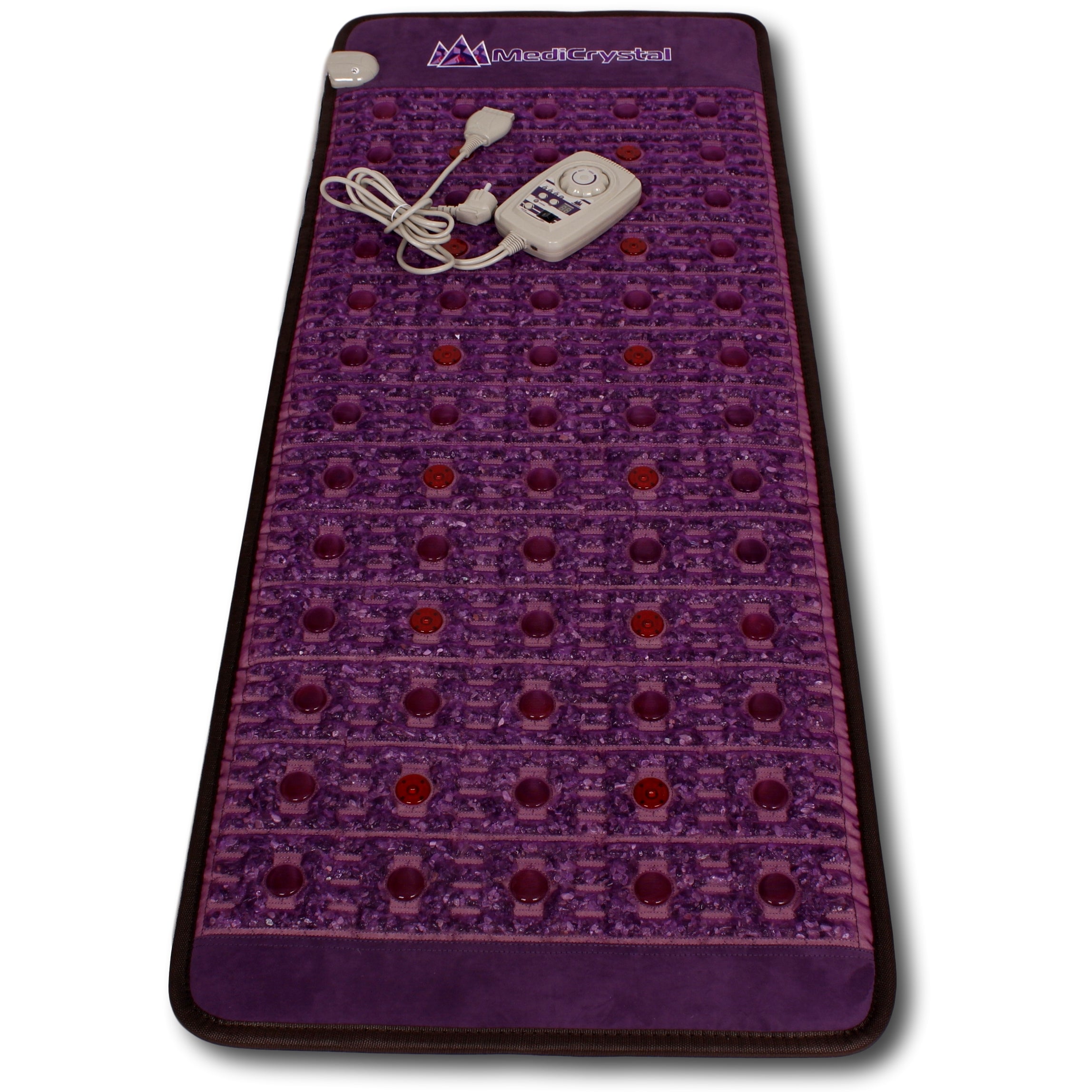 Purple Infrared Heat PEMF Photon Bio-Magnetic Amethyst Agate Mat 220-240V