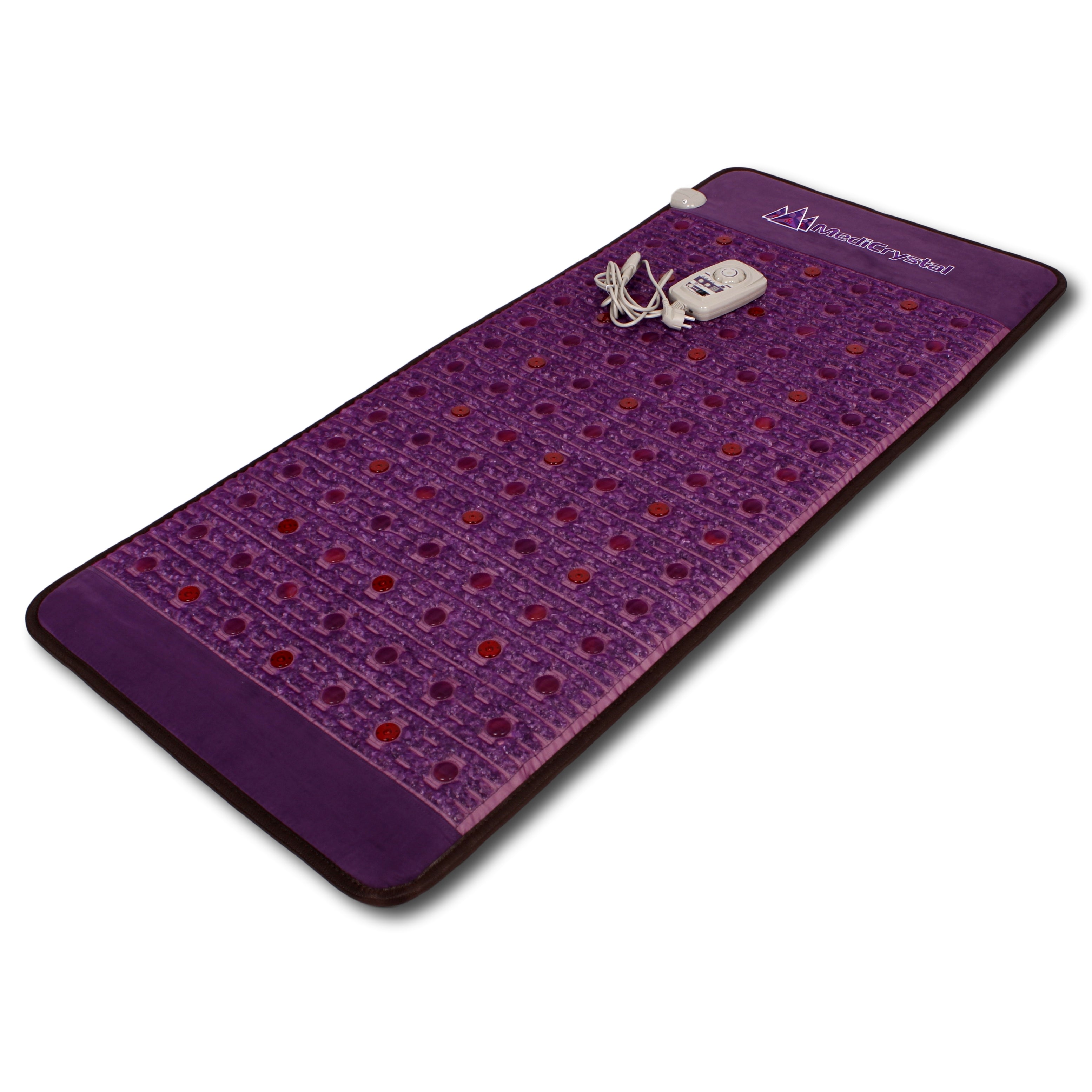 Purple Infrared Heat PEMF Photon Bio-Magnetic Amethyst Agate Mat 220-240V