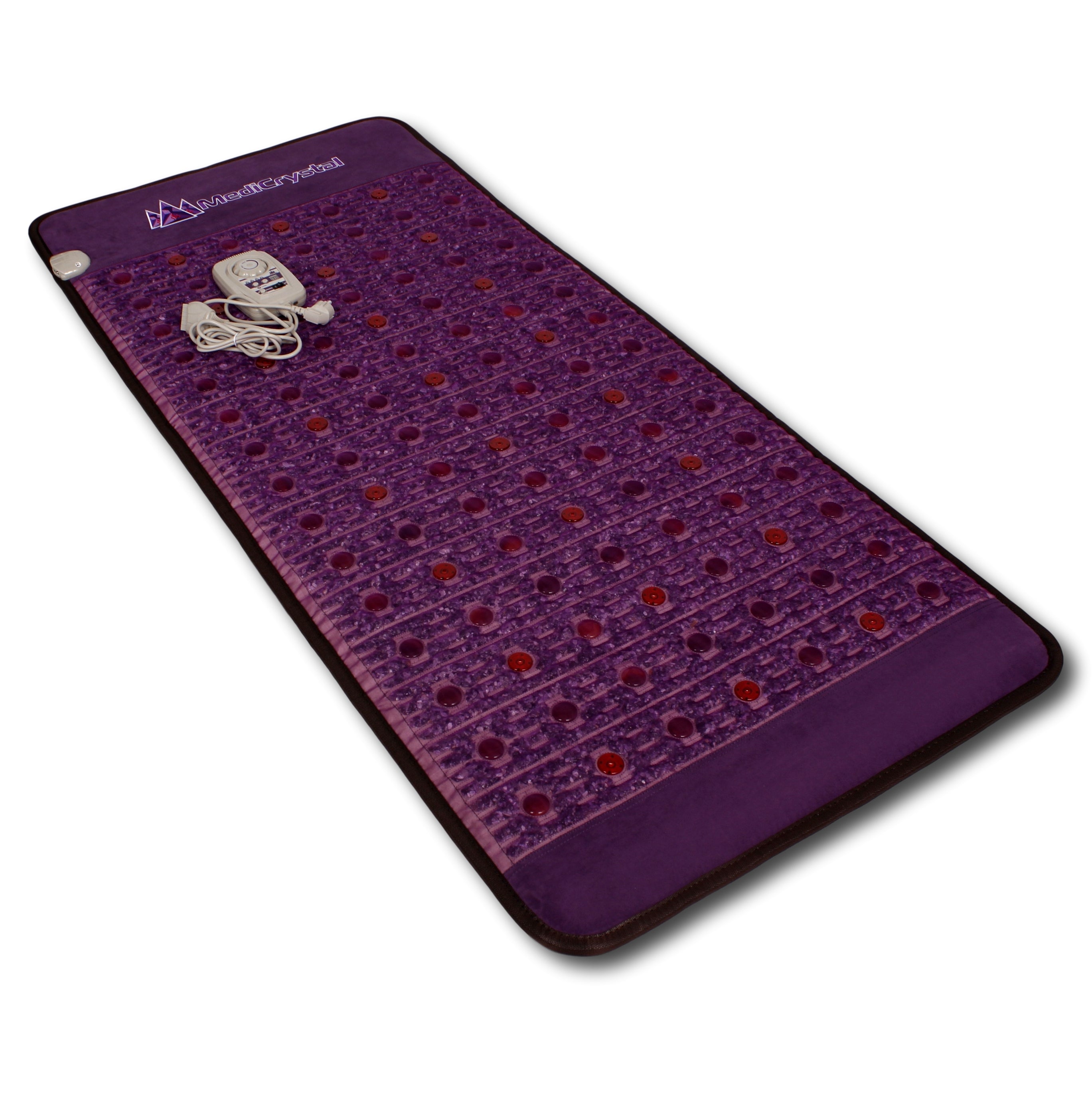 Purple Infrared Heat PEMF Photon Bio-Magnetic Amethyst Agate Mat 220-240V