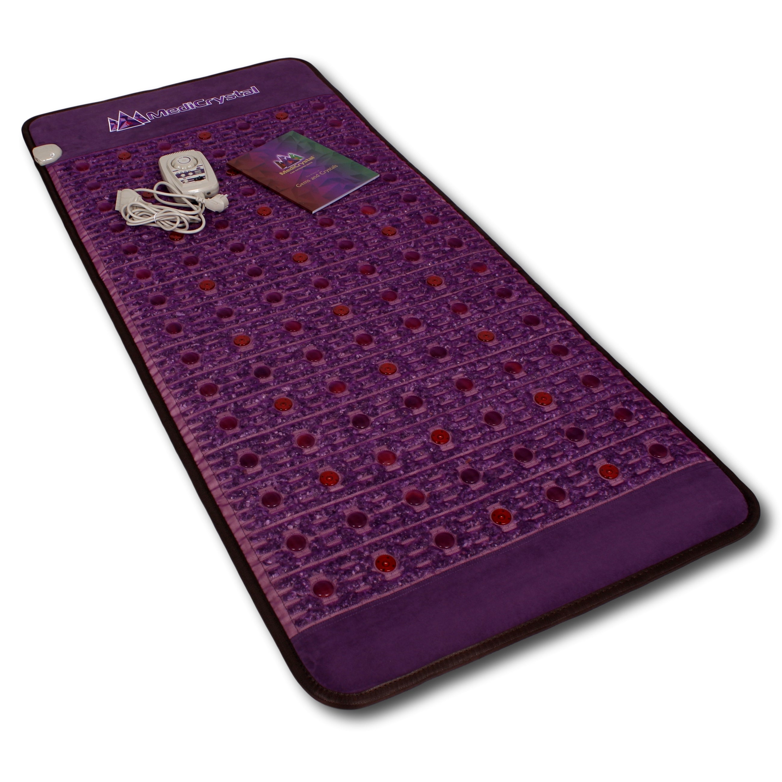 Purple Infrared Heat PEMF Photon Bio-Magnetic Amethyst Agate Mat 220-240V